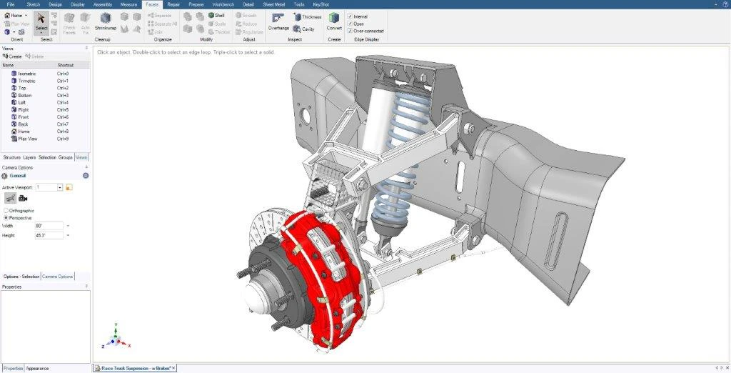 screenshot of Ansys SpaceClaim
